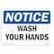 Signmission OSHA Notice Sign, Wash Your Hands, 24in X 18in Decal, 18" W, 24" L, Landscape, Wash Your Hands Sign OS-NS-D-1824-L-18949 - alternate 1